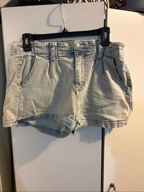 No Boundaries Light Blue Denim Jean Shortt